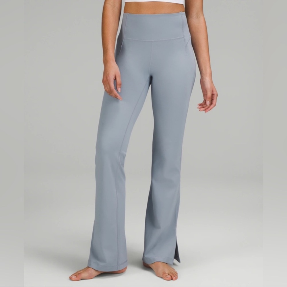 Lululemon Split Hem Flare Pant- Nulu Chambray